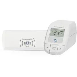 eQ-3 Homematic IP Smart Home Starter Set Heizen – Basic, Digitale Steuerung für Heizung mit oder ohne App, Alexa, Google Assistant, einfache Installation, Thermostat, Heizungsthermostat, 160955A0