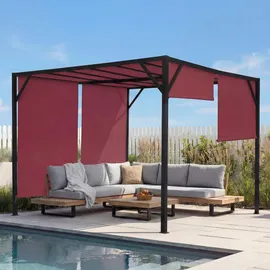 MCW Pergola Beja 3 x 3 m Bordeaux
