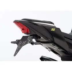 PROTECH Kennzeichenhalter Edelstahl pulverbeschichtet schwarz, schwarz