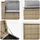 vidaXL Sofa Set 7-tlg. Beige/Grau Loungesofa