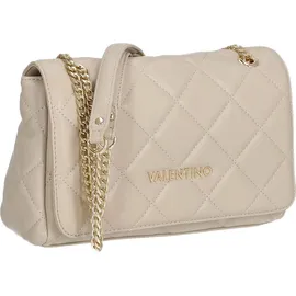 Valentino Ocarina Umhängetasche Kunstleder Beige/Weiß