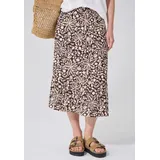 street one studio Maxirock Damen Floral Lila 44