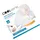 COOLSERIE Akku Teleskop Standventilator 20 cm Weiß