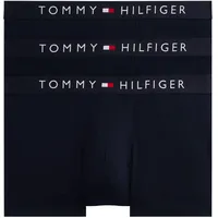 Boxer "3P BOXER BRIEF WB", Herren, Gr. S (48), desert sky, desert sky, desert sky, Jersey, Obermaterial: 95% Baumwolle, 5% Elasthan, TOMMY HILFIGER UNDERWEAR, körpernah, Unterhosen