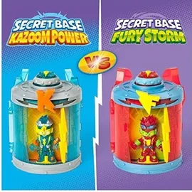 Alltoys SUPERTHINGS Rivals of Kaboom Secret Base Fury Storm – Geheime Höhle von Fury Storm, inkl. 1 Kazoom Kid und 1 SuperThing Exclusive und viel Zubehör