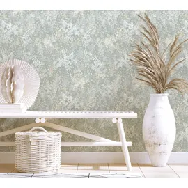 Marburg Vliestapete Dream in Bloom 0,53 m x 10 m grau/weiß 34193
