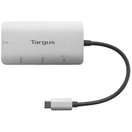 Targus USB-C Multiport-Hub mit 2 USB-A und 2 USB-C-Anschlüssen und 100 W PD Pass-Through