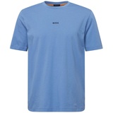 Boss T-Shirt mit Brand-Schriftzug, Blau, XXL
