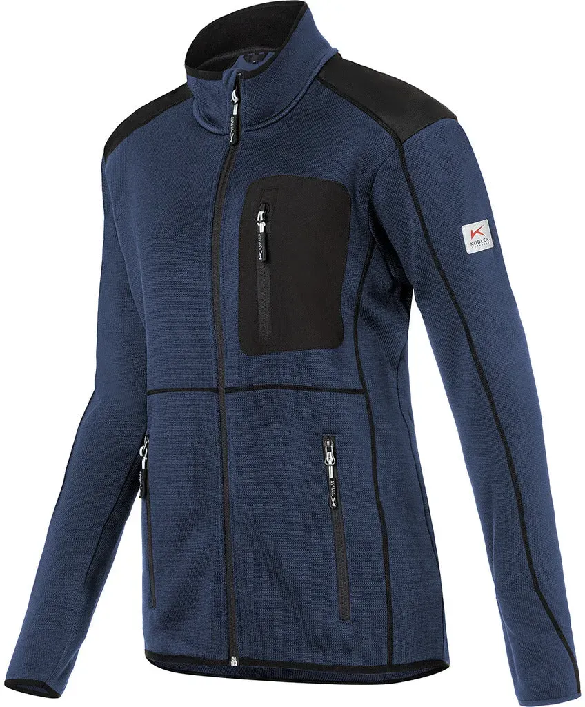 Strickjacke Damen 1444 -  dunkelblau / schwarz / S
