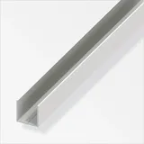 Alfer - Quadrat-u-profil 15,5 X 15,5 X 1000 Mm Weiß Kunststoff Profil U Schiene