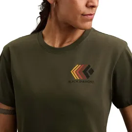 Black Diamond Faded Crop Dark Moss S