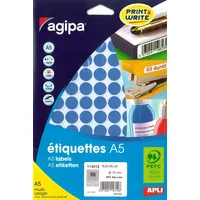 Agipa Markierungspunkte, Durchmesser: 15 mm, rund, blau