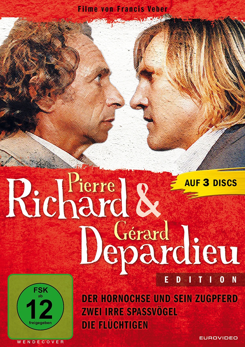 Pierre Richard & Gérard Depardieu Edition - Der Hornochse Und Sein Zugpferd. Zwei Irre Spaßvögel. Die Flüchtigen Dvd-Box (DVD)
