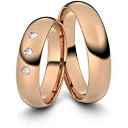 Trauringe Ingolstadt 333er Rotgold - 3145