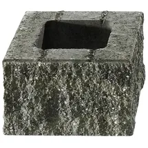 Kann Mauerstein Bruchstein 25 x 25 x 15 cm grau