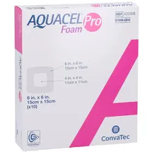 ACA Müller / ADAG Pharma Aquacel Foam Pro 15x15 cm Hydrofiber Schaumverband