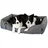 BedDog Hundebett Zara XXL 120 x 85 cm grau