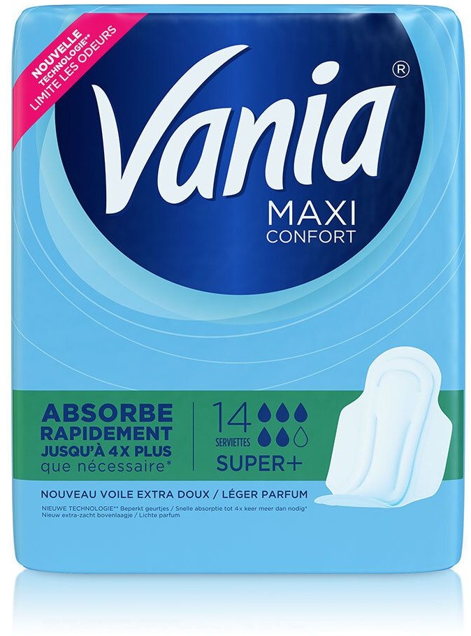 Vania® MAXI CONFORT Serviettes Hygiéniques Super Plus 14 pc(s) serviettes hygiénique(s)