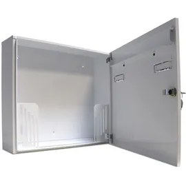 AL Briefkastensysteme Basic 2er Briefkasten Weiß inkl. Zeitungsfach