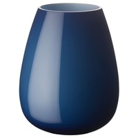 Vase midnight sky 18,6 cm, Glas, Blau