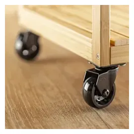 MS Beschläge kugelgelagert Möbelrolle Schwarz ø 50mm