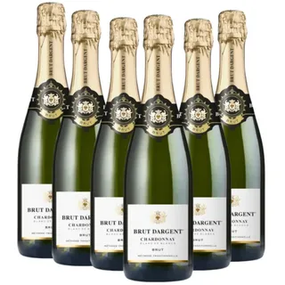 BRUT DARGENT Blanc de Blancs Chardonnay Sekt 6x0.75L
