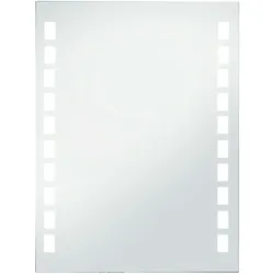 vidaXL Badezimmer-Wandspiegel mit LEDs 60x80 cm