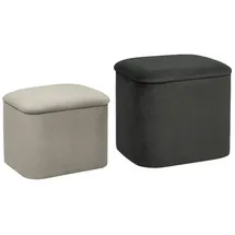 Atmosphera Créateur d'intérieur Sitzhocker in grau | Gr.: onesize