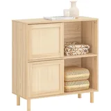 SoBuy Sideboard 80 x 87 x 35 cm Beige