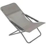 Lafuma Liegestuhl Mehrpositions-Klapp-Liegestuhl 85 x 60 x 5 cm Grau