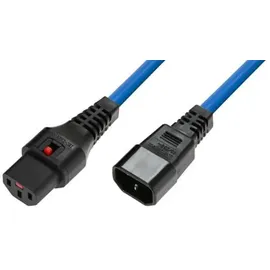 MicroConnect IEC Lock C13 to C14 0.5m