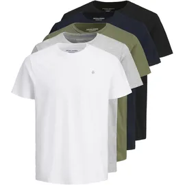 JACK & JONES Herren Shirt weiß/hellgrau/Oliv/dunkelblau/schwarz XS