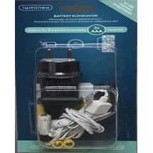 Lumineo Batterie-Ersatz pvc BO indoor L.300cm schwarz/weiß