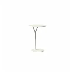 Frost Wishbone Tisch Tisch 2 - H 65cm, Ø 45cm | weiß