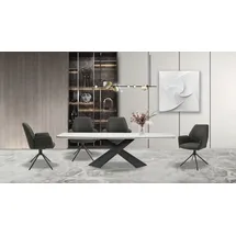 byLIVING Esszimmerstuhl Blair grau 2er Set