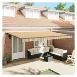vidaXL Markise 500 x 350 cm mehrfarbig