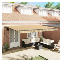 vidaXL Markise 500 x 350 cm mehrfarbig