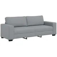 VidaXL 3-Sitzer-Sofa Hellgrau 180 cm Stoff