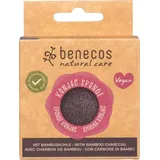 benecos Natural Konjac-Schwamm mit Bambuskohle schwarz