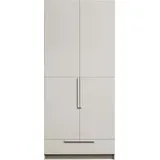Woood Kleiderschrank »Pure«, mit Kleiderstange, Kiefernholz, Höhe 215 cm