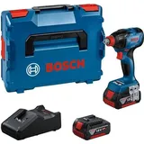 Bosch GDX 18V-210 C Professional, Schlagschrauber, Pistolengriff, 1/4", Schlüssel, Schwarz, Blau, Gebürstet - Schwarz/Blau