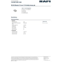 RAFI 5.46.681.022/1403 RK 90 Blende Transparent-Gelb