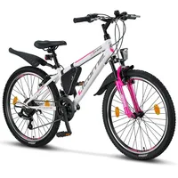 licorne bike gmbh Licorne Bike Guide Premium Mountainbike 24 Zoll RH 31 cm weiß/rosa