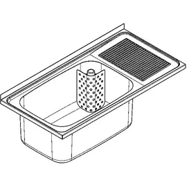 KWC Sirius Mehrzweckbecken 110 x 36 x 55 cm