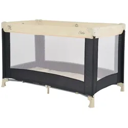 Moni Reisebett, Laufstall Solo Faltmatratze, Aufbewahrungstasche, faltbar beige