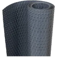 vidaXL Balkon-Sichtschutz 400 x 100 cm Anthrazit Rattan