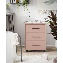 MÖBELPARTNER Ruby Rollcontainer 40,1 x 50 x 57 cm apricot