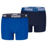 Puma BOYS EVERYDAY BASIC BOXER Navy/Blue-New, 122/128 (2er Pack)