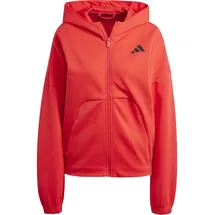 adidas Future Icons Small Logo Reißverschlusspullover Pure Ruby L