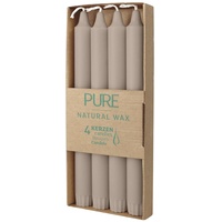 Richard Wenzel PURE, NATURAL WAX, Stabkerzen, Sand, WENZEL, 250/23